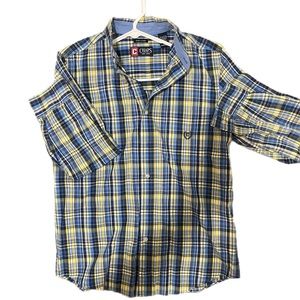 Men’s Chaps Easy Care Button Down Long Sleeve Dress Shirt (S)